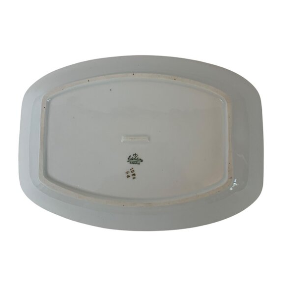 VTG Edelstein Bavaria Porcelain Serving Dish Floral & Gold 10" X 7" X 2" P10128 - Picture 9 of 10